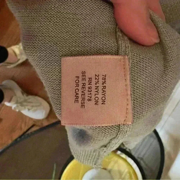 Philosophy Grey Cardigan Open Front Sweater - Medium - Picture 3 of 5